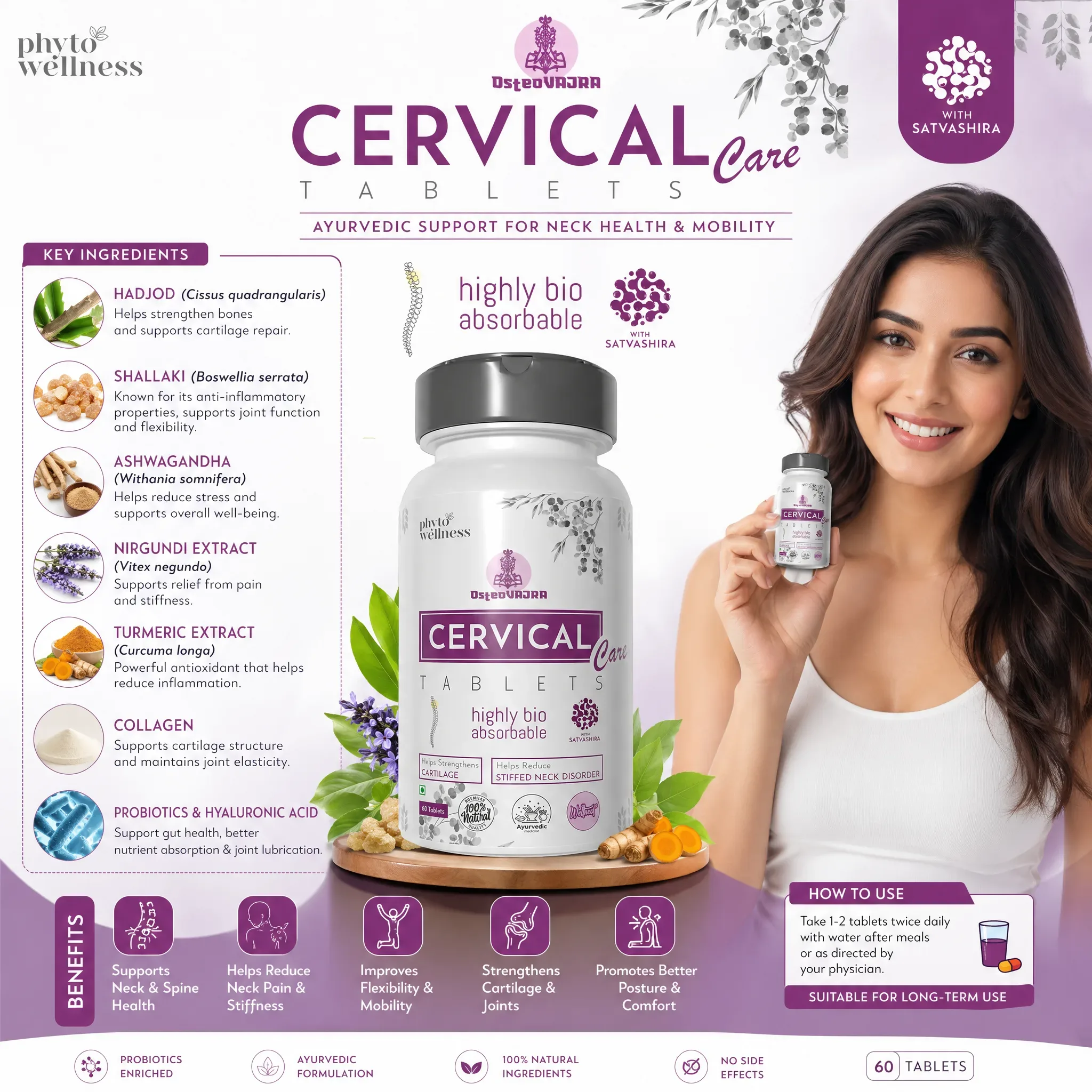 Probiotic Cervical Care 60 Tablets (HS00599)